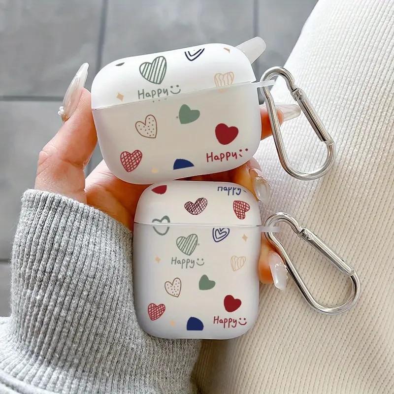 ins white love with AirPods1/1st generation protective case Apple Pro/1 wireless bluetooth headset