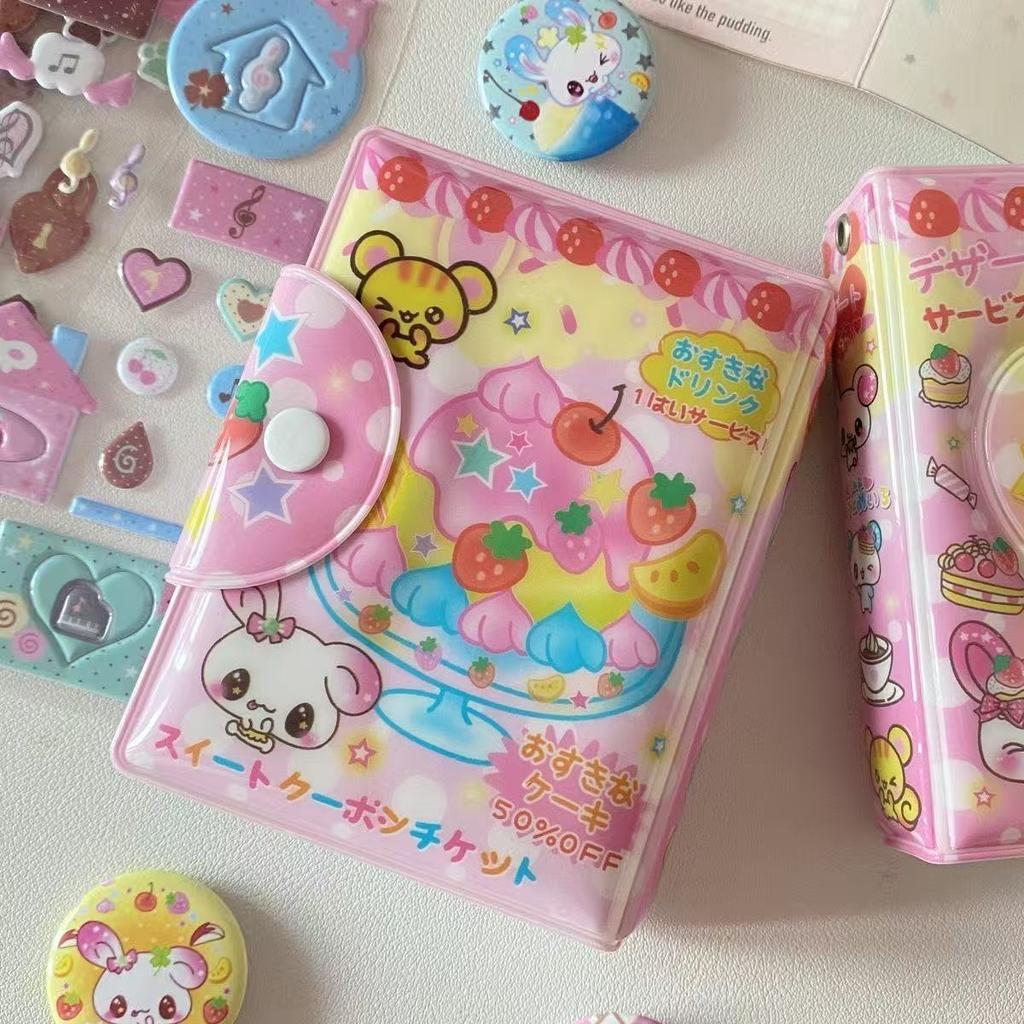 New Ins Style Old-fashioned Animal Cute Card Book, One-square Star Chasing Storage 3-inch Polaroid Small Card Bag Cute Gift