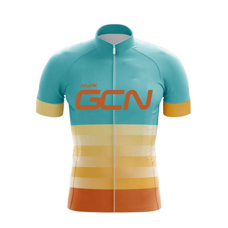 2025 Raudax GCN Team Summer Short Sleeve Cycling Jersey Set Breathable Mountain Bike Cycling Clothing Maílllot Ciclismo Hombre