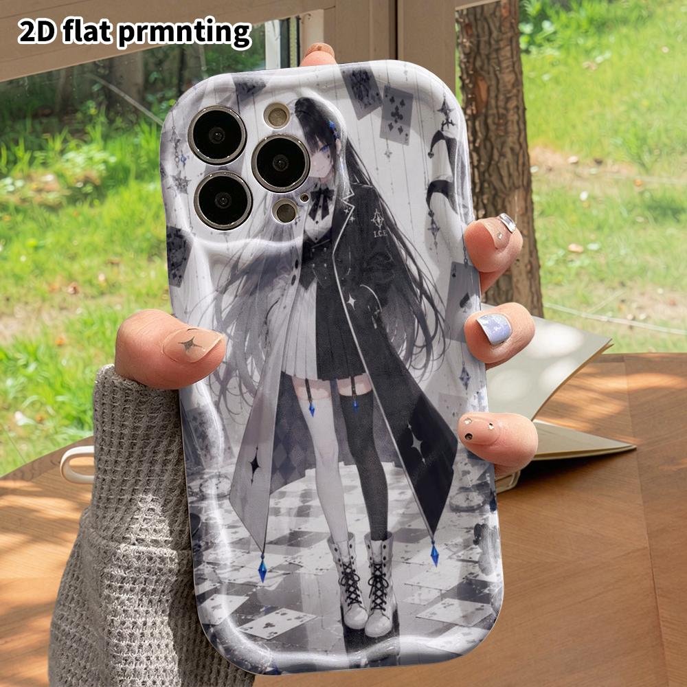 Phone case: 2D flat, suitable for iPhone 18, 17, 16, 15, 14, 13, 12Pro protective case, long coat, perfect Christmas and Halloween holiday gift