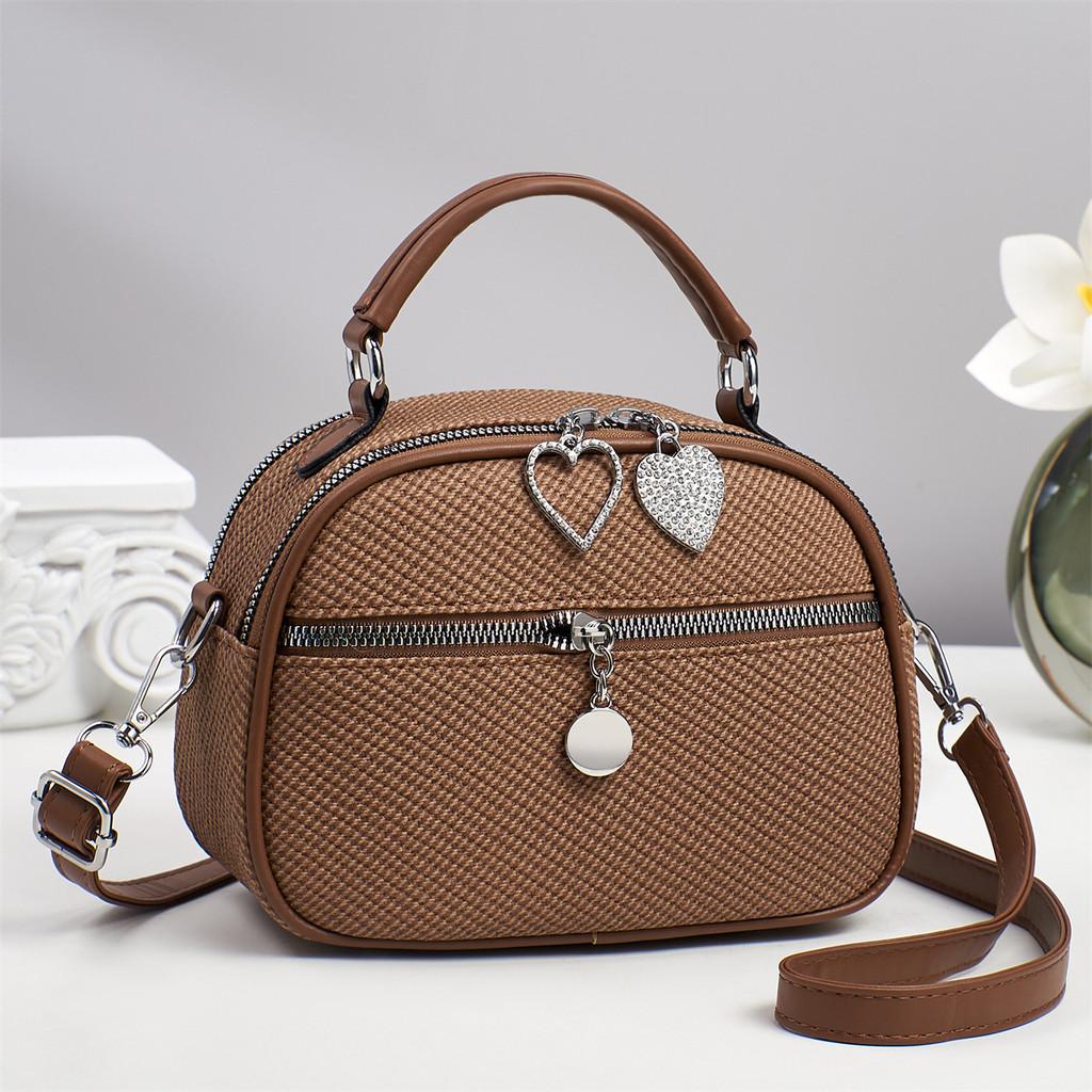 Female Fashion Tote Bag With Pu Material And Zipper Closure For Daily Use