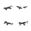 2Pcs Joke Fake House Lizard Funny Prank Novelty Life Like Fake Plastic Toy Trick