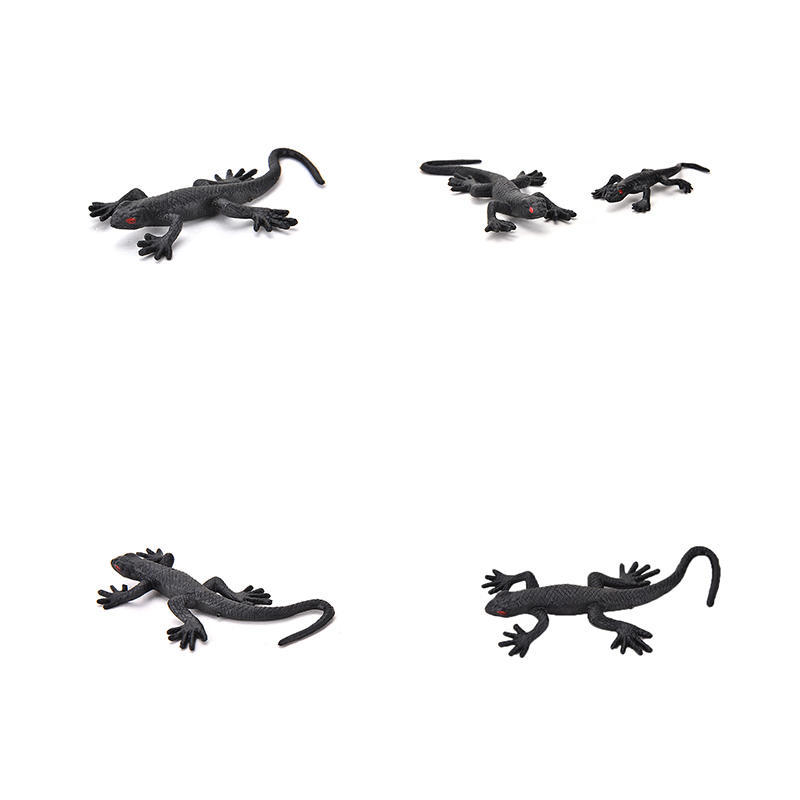 2Pcs Joke Fake House Lizard Funny Prank Novelty Life Like Fake Plastic Toy Trick