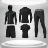 WEZHO Men's Quick-Dry Athletic Compression Set