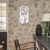 European Style Pattern Wall Hanging Clock Distinctive Home Living Bar Office Ornament
