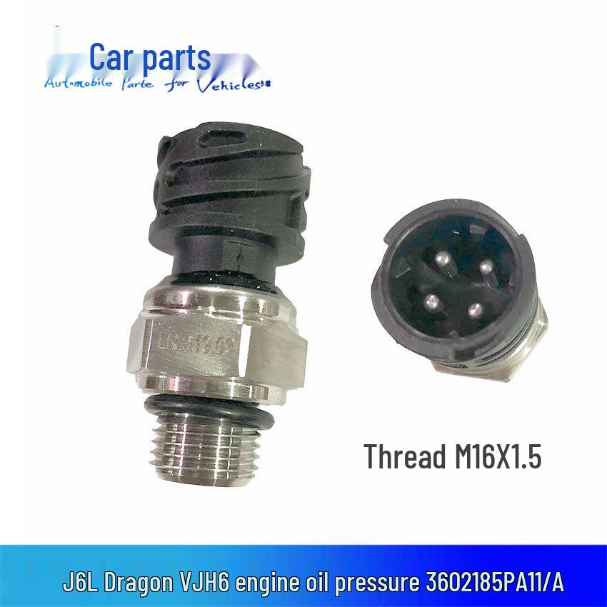 Compatible Jiefang J6L Dragon V Deutz JH6 Electronic Oil Pressure Sensor (3602185PA11-A)
