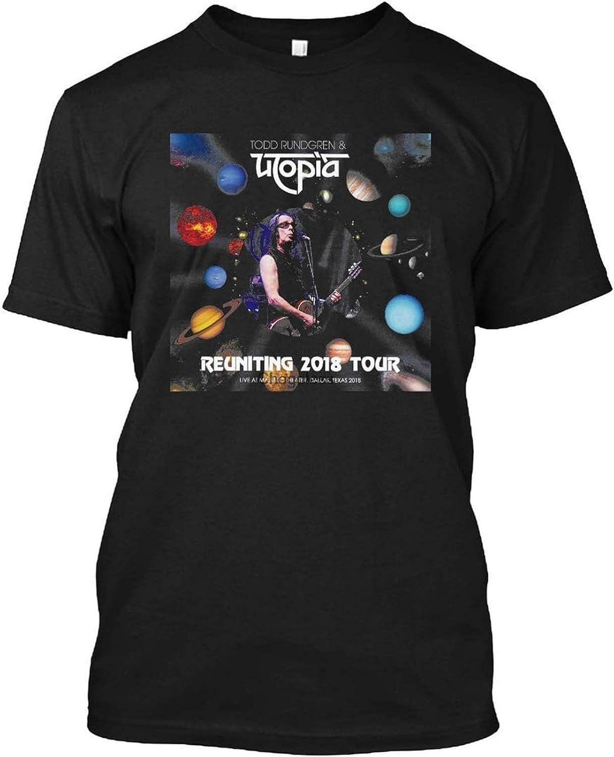 Todd Utopia Tour Rundgren 2018 Metrotv 16 DMN Mens T-Shirt Black XS чёрный