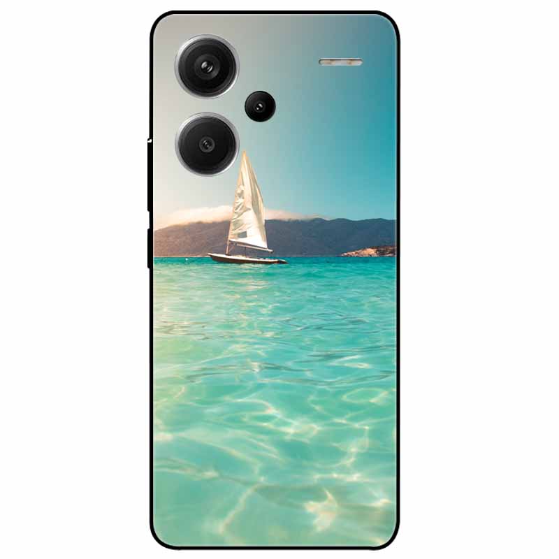 For Redmi Note 13 Pro Plus 5G Pro+ Case Soft Black Painted Cats TPU Funda For Xiaomi Redmi Note 13 Pro 5G Note13 Silicone Cover