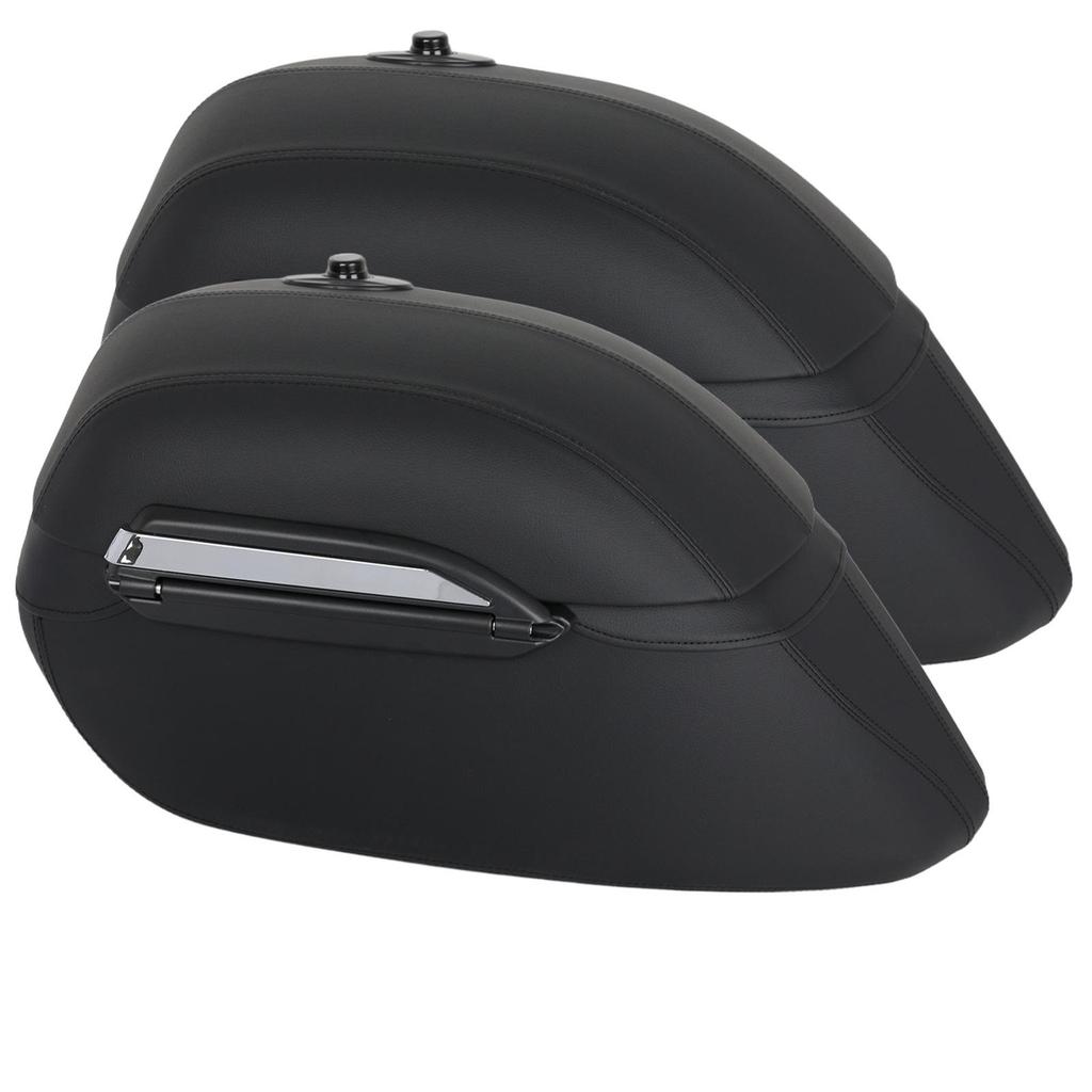 Kawasaki Vulcan S 650 Lockable Leather Pannier Bags and Side Box Liners