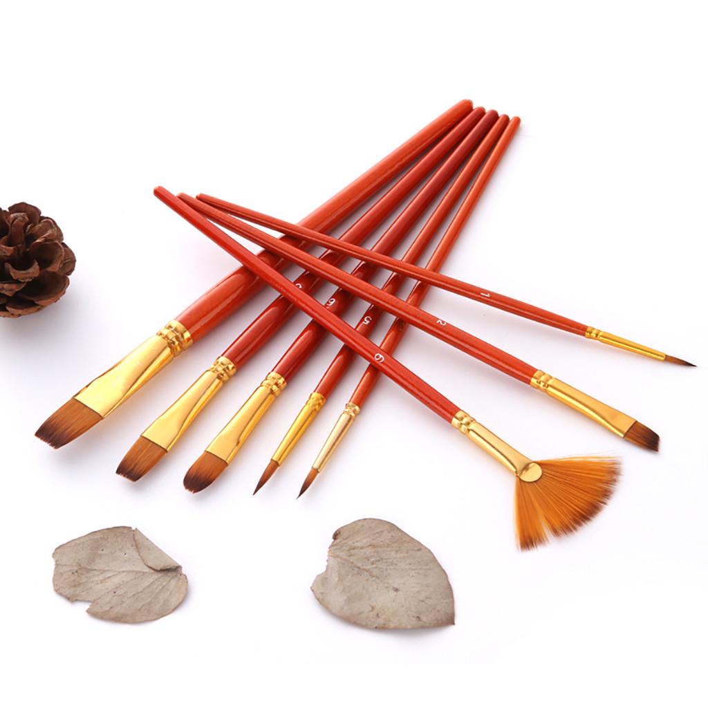 10pcs Paint Brushes Set  Artist for Acrylic Watercolor Oil Painting