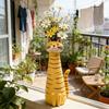 Quirky Cat Shaped Flower Planter Handcrafted Resin Cat Flower Holder  Garden Decor