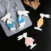 DIY Easter Decorations Mold Showing Traditional Rabbit Outline And Easy Operation Easter Home Decoration Mold