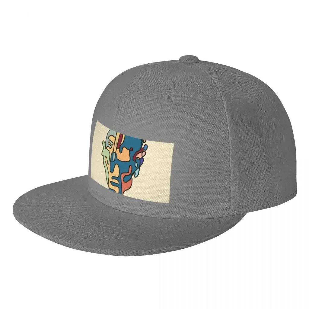 Single line cubist portrait Baseball Cap Golf Hat sun hat Mountaineering Unisex Hats Womens