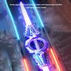 Flame Double-Edged Rotating Lightsaber Super Cool Gift Toy With Vibrant Multi-Colored Lightscool Sound Effects Boy Gift Toy
