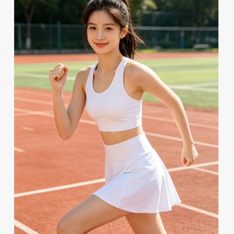 Women's Tennis Skirt with Shorts - Summer Sports Running & Badminton Training DQ702