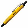 Tombow Pressure Oil Ballpoint Pen 0.7mm Air Press Active Color Yellow + 5 Black Refills BC-AP52 + BR-SF33 x 5 1 Body + 5 Refills Set