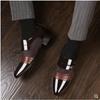 Herren Frühling und Herbst Saisonale Dünne Einfarbige Freizeitschuhe Business-Kleiderschuhe Hochzeitsschuhe Ballschuhe