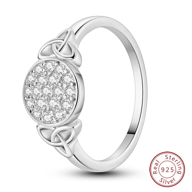 New Rings For Women 100% 925 Silver Star Moon Colorful Zircon Rings Fine Wedding Engagement Birthday Jewelry Gifts