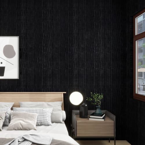 Thick Black Wallpaper, Peelable Wallpaper Sticker, Black Remake Sheet, 60cm X 10m, Stylish Scandinavian Cutting Sheet, Black, Self-Adhesive, Glitter,
