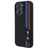 Bmw Bmhmp16L23Scuk Iphone 16 Pro 6.3    Czarny/Black Hardcase Silicone Cut Tricolor Lines Magsafe
