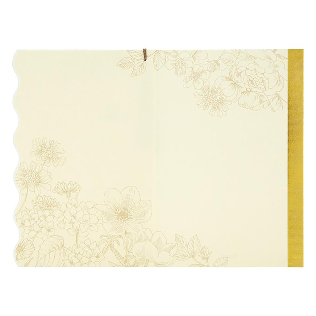 Sanrio Multipurpose Message Line Drawing Flower Greeting Ships SANRIO 982237 Card, Card, Overseas, MU189-3,