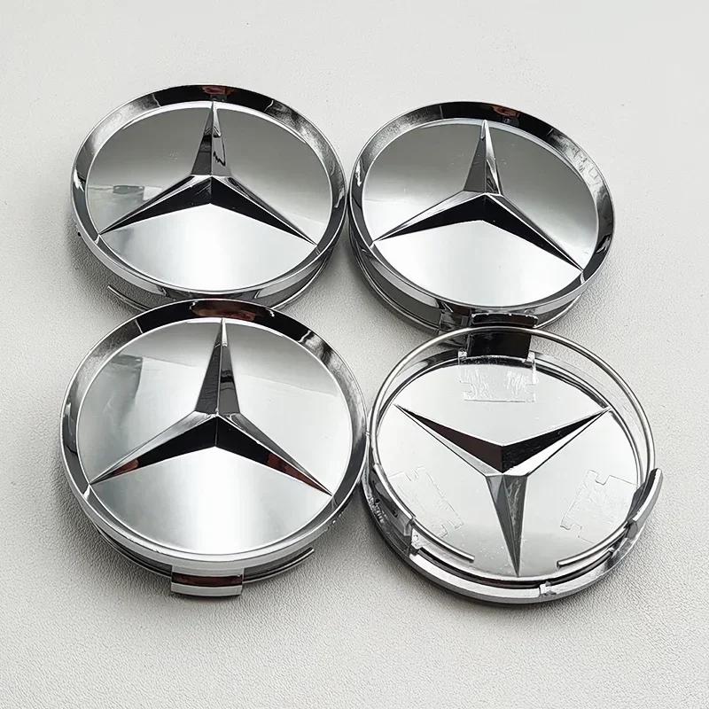 

Car Sticker 4pcs 75mm Car Wheel Center Caps Hub Caps For Mercedes Benz A B C E S GLA GLB GLC GLE GLK CLS R W205 W253 W177 W213 A