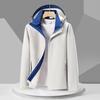Women's Lightweight Waterproof Jacket with Detachable Hood - Spring/Autumn Outdoor Mountaineering Suit
