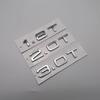 ABAU1 1X 1.8T 2.0T 3.0T Car Trunk ABS Badge Emblem For Car Rear Tailgate Fender Door Adhesive Badge for A4 A5 A6 A7 A8 Q3 Q5 Q7
