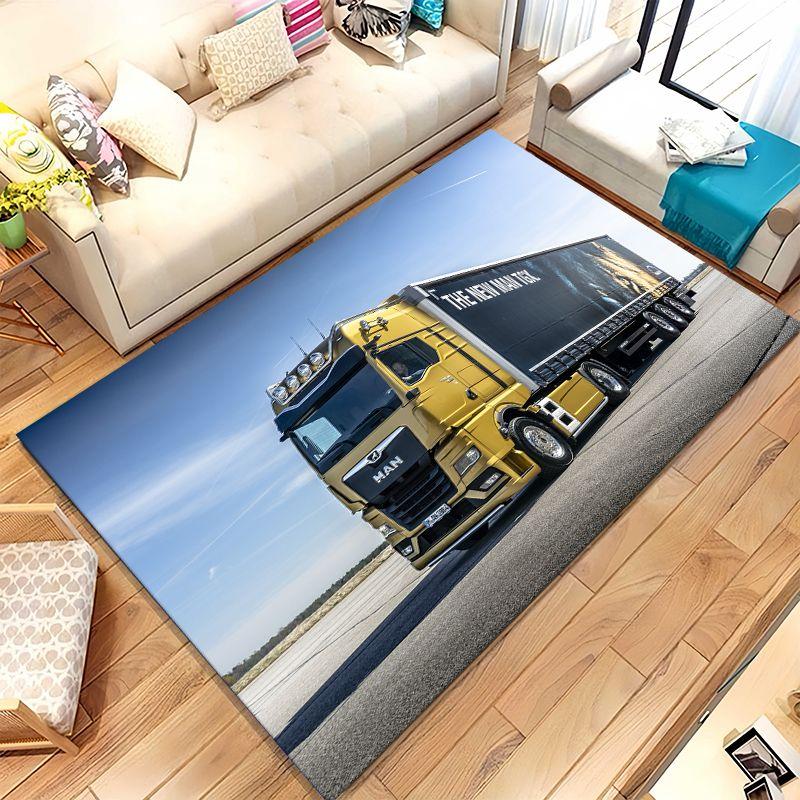 Classic MAN Truck Lorry Living Room Non-Slip Area Rug Soft Carpet for Bedroom Kids Playroom Sofa,Home Decor Doormat Gift