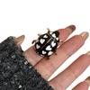 Dripping Oil Painting Ring Insect Chunky Enamel Ring Retro Ladybird Drip Oil Ring  Decoration