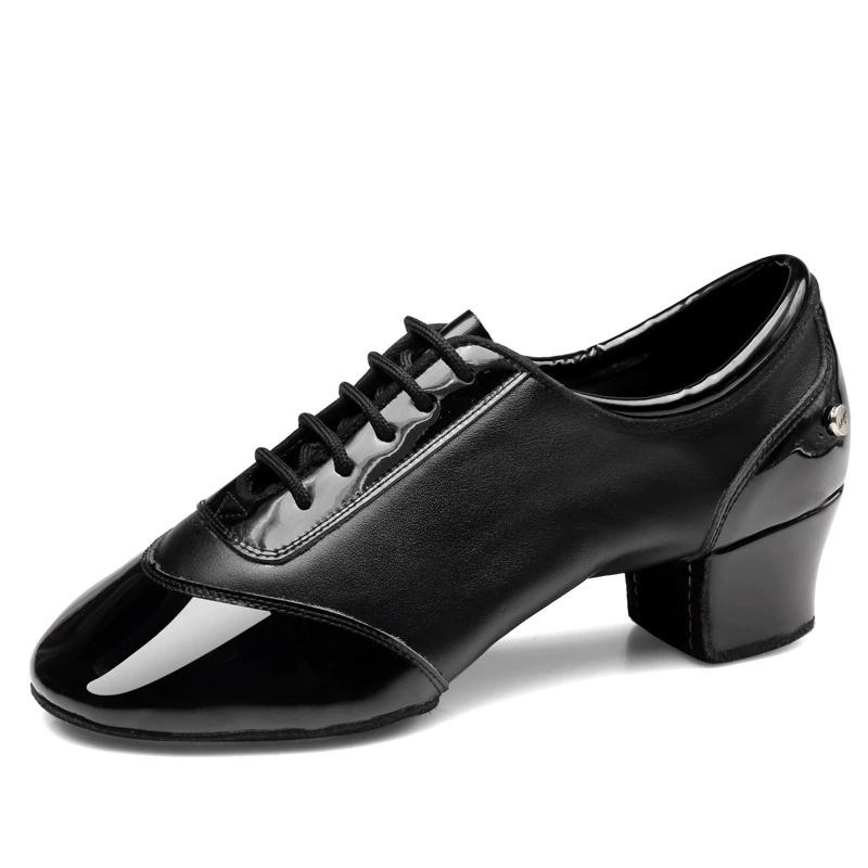 Sneakers Leather Latin Dance Shoes Soft Oxford Fabric Dance Training Shoes For Men Cha Cha Samba Performance Shoes