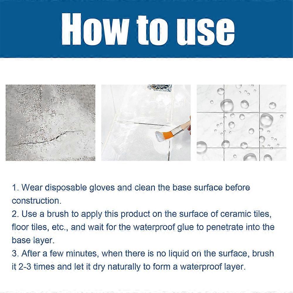 Transparent Waterproof Agent Anti-Leak Glue Strong Bonding Adhesive Sealant 300g