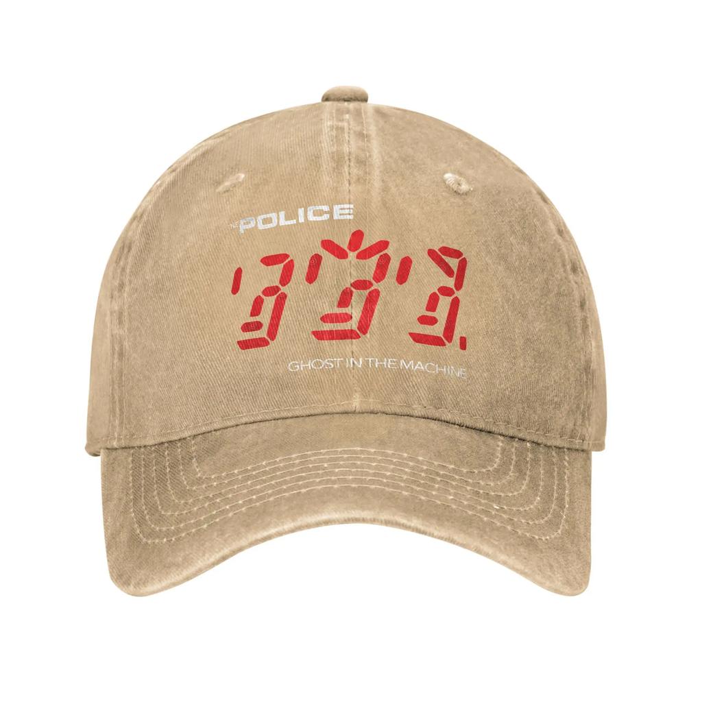 Washed Baseball Cap The Police Band Ghost In The Machine Summer Trucker Hat For Couple Women  Vintage Outdoor Sun Baseball Caps