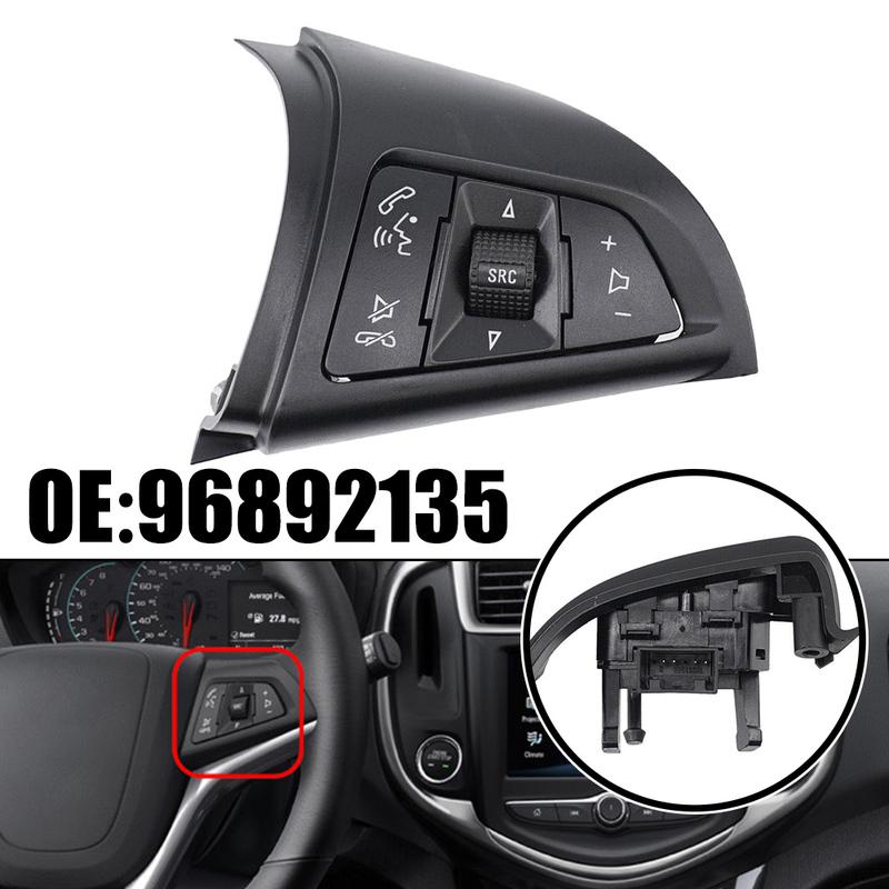 Steering Wheel Audio Control Switch for Chevrolet For Sonic 2012 2018 and For Trax 2015 2016 Models with OEM Number 96892135