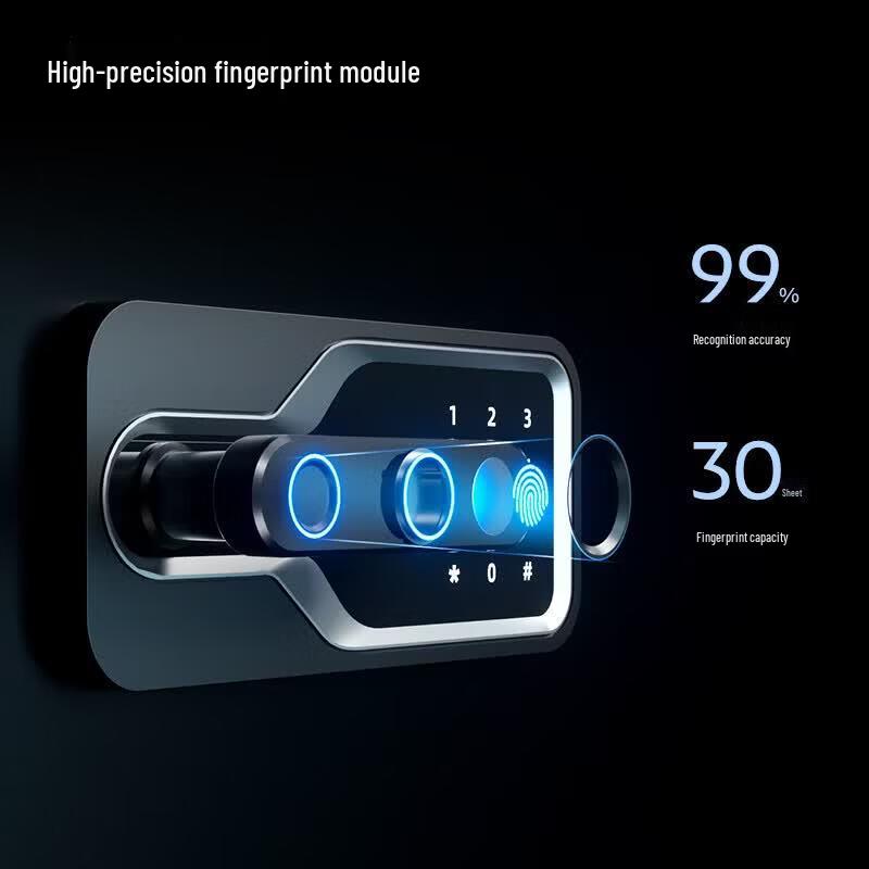 Deli AE131 Fingerprint Password Safe Box