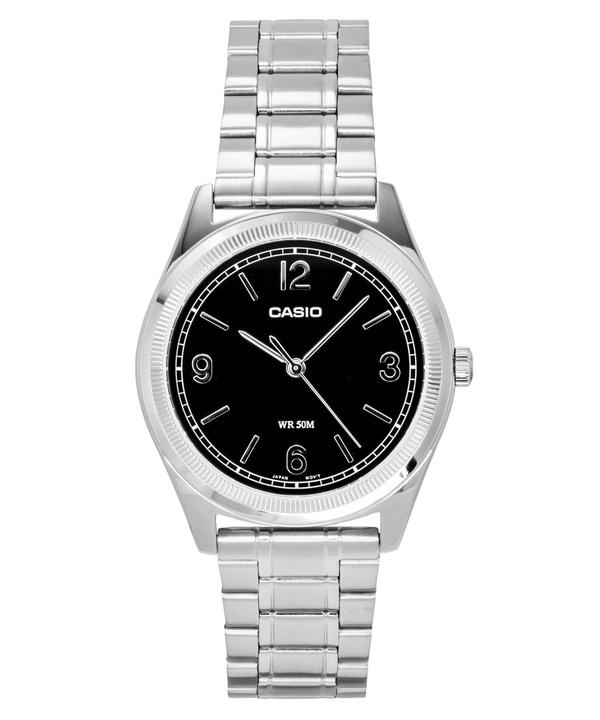 Casio Men's Black Standard Analog Stainless Steel Dial Quartz Mtp-B210d-1Av Watch