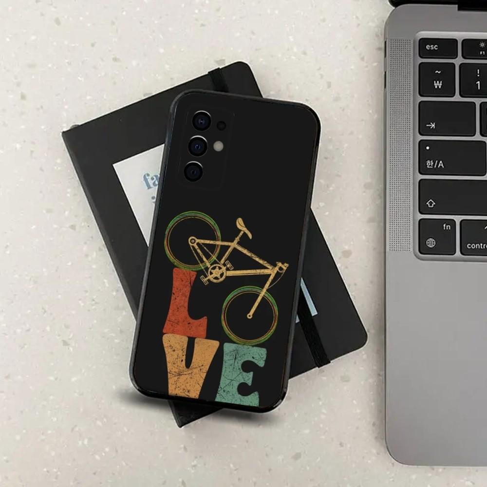 Road Bike Cyclist Cycling Phone Case For Samsung Galaxy A13,A21s,A22,A31,A32,A52,A53,A71,A80,A91 Soft Black Cover