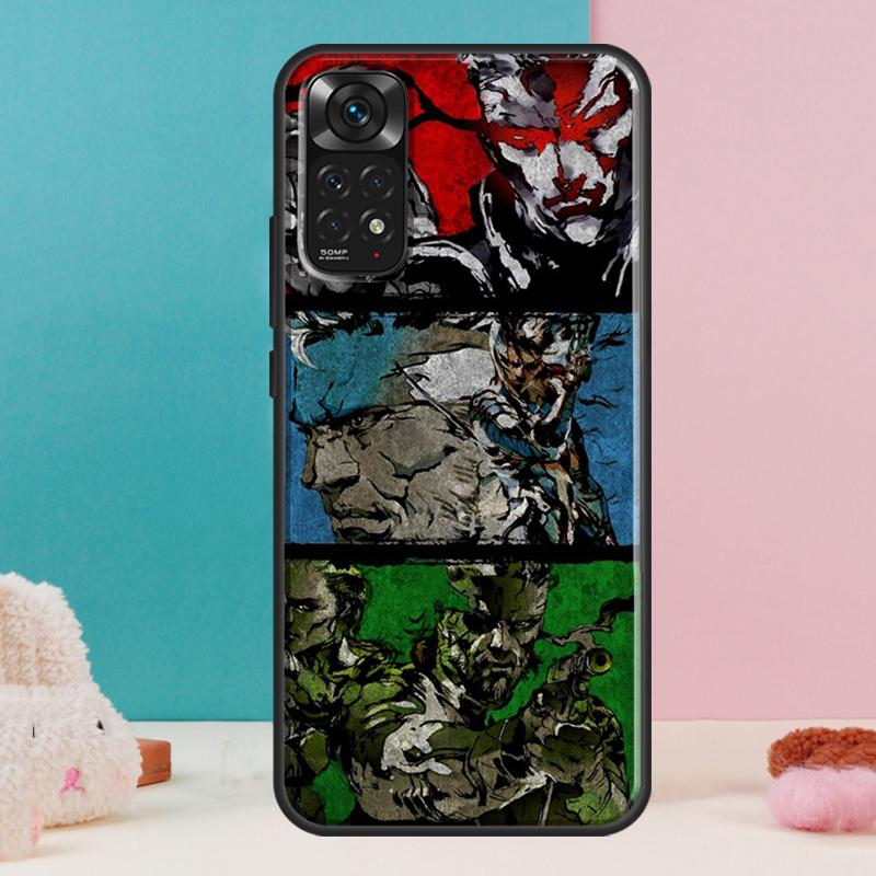 Metal Gear Solid Case For Xiaomi Redmi Note 12 11 10 9 8 Pro 9S 10S 11S 12S Redmi 12C 9A 9C 10A 10C Coque