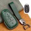 Genuine Leather Key Case Cover Suitable for Chevrolet Tracker Buckle Malibu XL Explorer Volando Pioneer Key Fob Protector