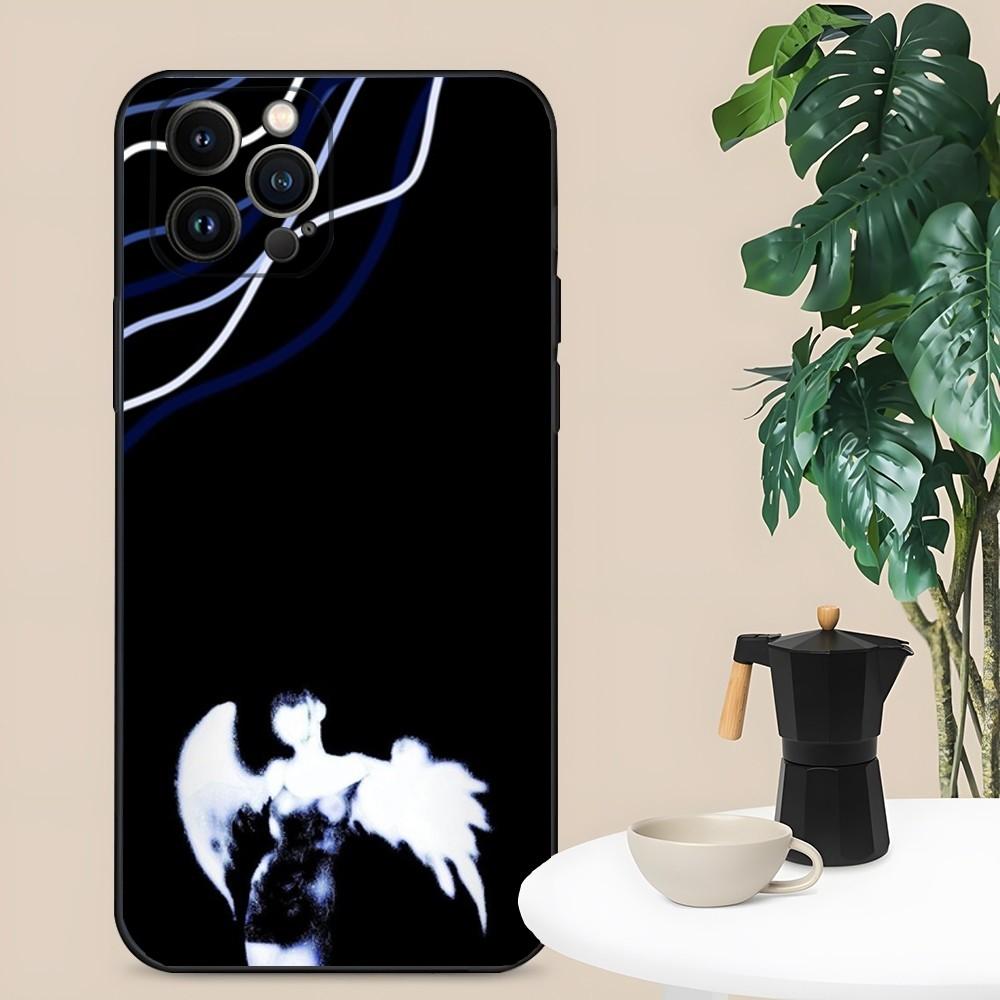 Band C-Crystal C-Castles Phone Case For Apple iPhone 15,14,13,12,11,XS,XR,X,8,7,Pro,Max,Plus,mini Silicone Black Cover