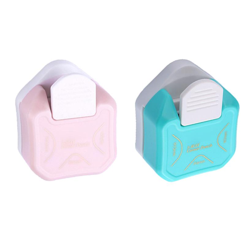 Corner Rounder Punch 3 In 1 Plastic Material Mini Portable Corner Trimmer Rounder Punch for Handicra