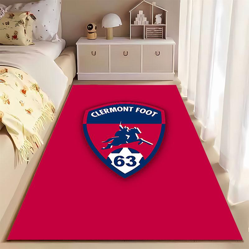 Clermont Foot Logo Carpet Design suitable as a non-slip mat for the living room or bedroom sofa