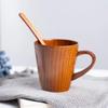 1pc Wooden Cup Jujube Sour Wood Household High Temperature Resistant Tea Coffee Beer Cup Kitchen Bar Drinkware Wood Drinking Mug