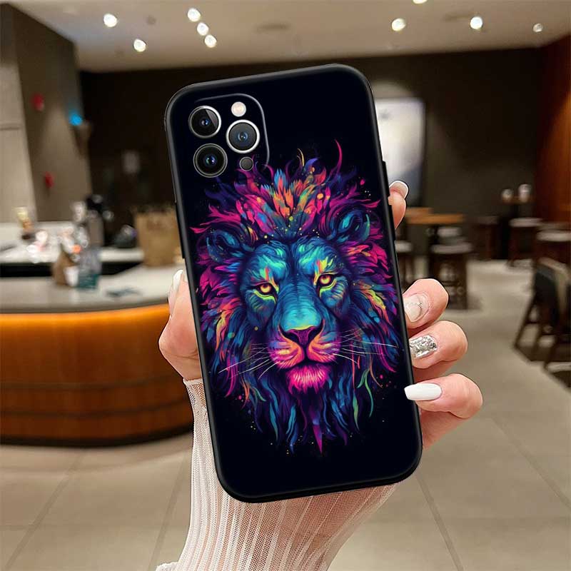 Animal lion New High-End Shell Phone Case for OPPO A3 Pro A72 A74 A76 A77 A77S A78 A79 A94 A95 A18 A40M A58