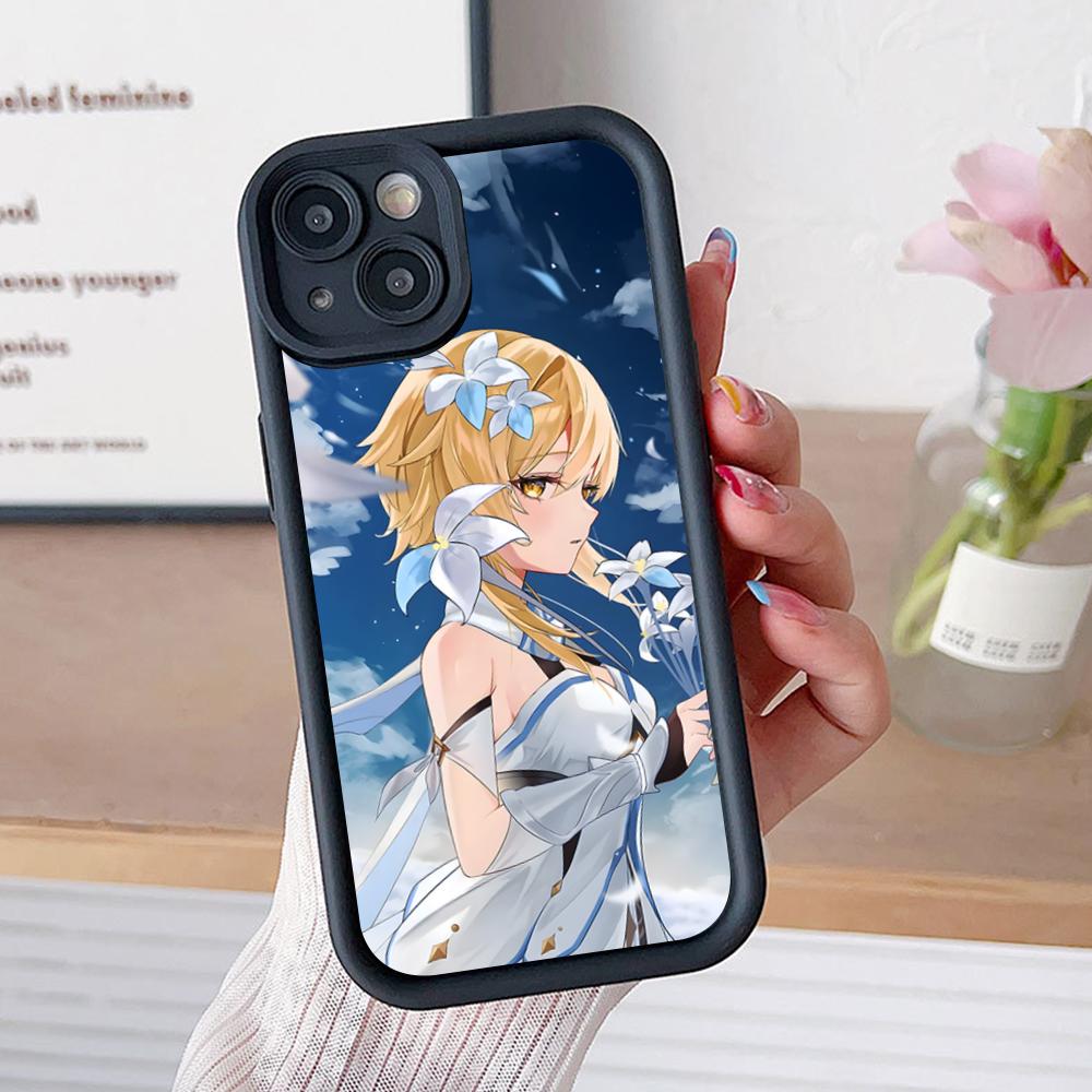 

Game GI Lumine Thicken TPU Mobile Phone Case for iPhone 17 16 15 14 13 12 11 Air Pro Max Plus Colorful Cover iPhone Air