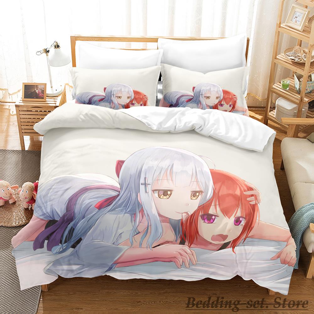

Gabriel Dropout Bedding Set Single Twin Full Queen King Size Bed Set Adult Kid Bedroom Duvetcover Sets Anime Parure De Lit EU single(135x200cm)