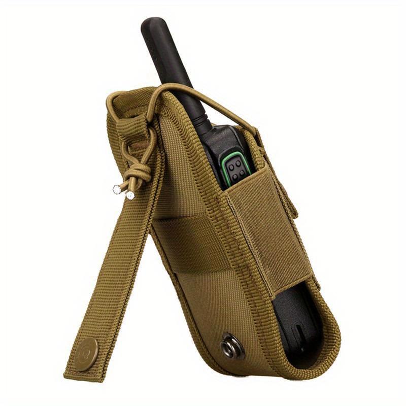 1000D Nylon Molle Pouch Radio Walkie Talkie Holder Bag Belt Pack Hunting Accessories Magazine Pouch Outdoor Airsoft Equipment