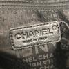 CHANEL Chocolate bar Handbag Soft Caviar Leather Black/SilverHardware
