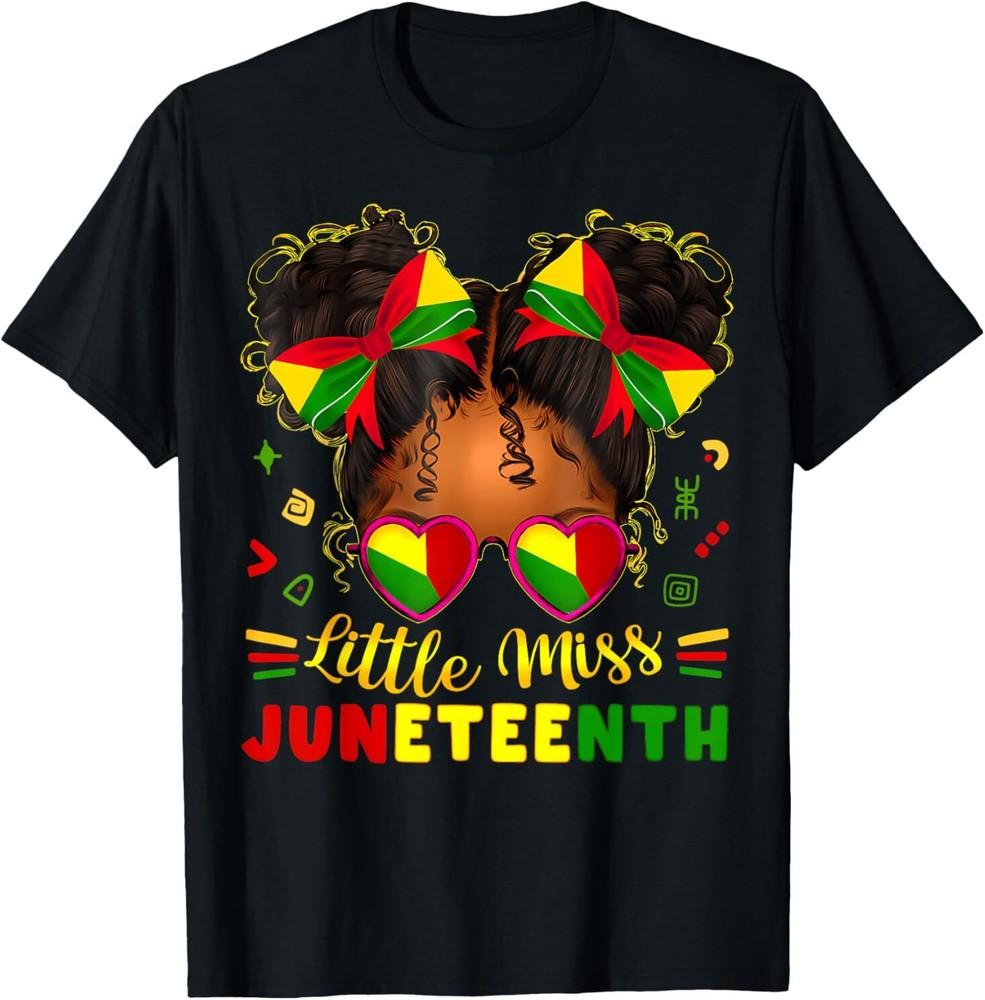 Miss Juneteenth Freedom Black American African Toddler Girl T-Shirt