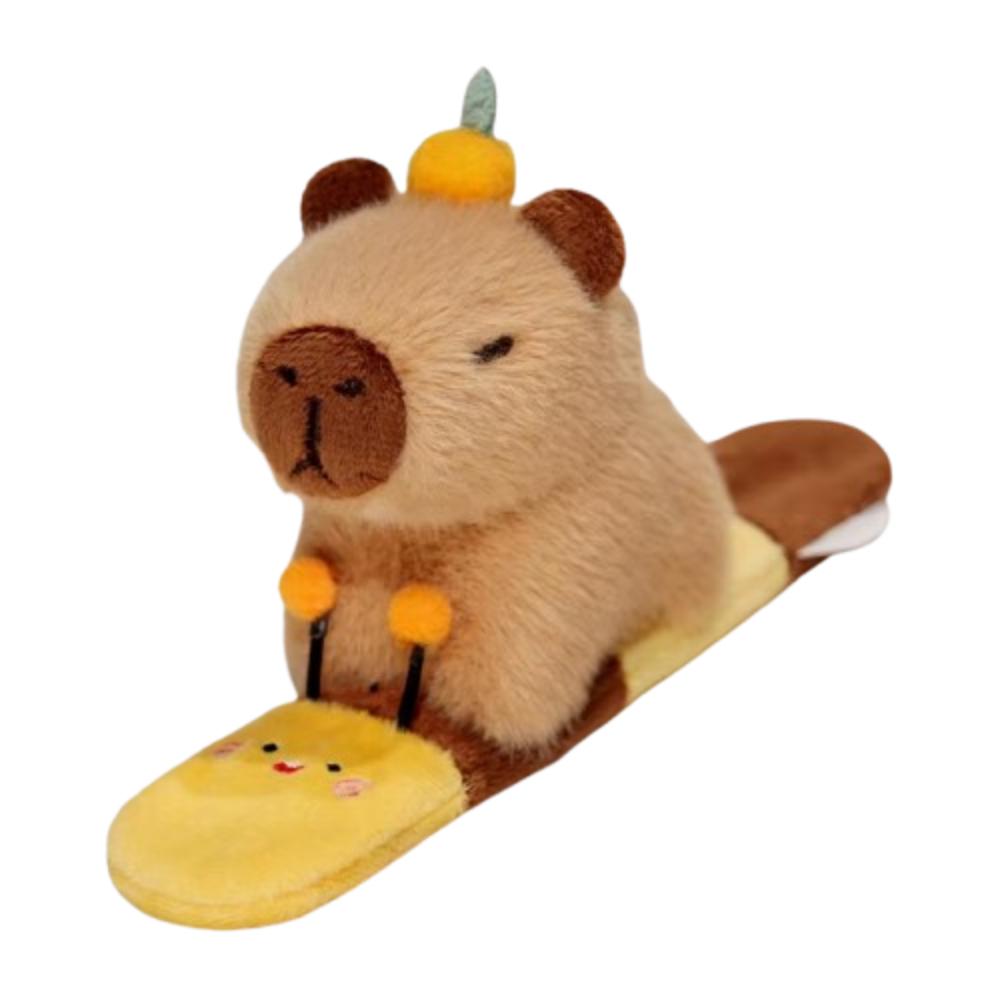 

Браслет Капибара Плюшевый Слэп-браслет с Оранжевой Плюшевой Капибарой Ручное Кольцо Детские Игрушки Style A